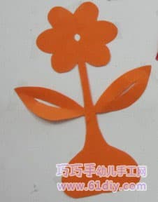 简单的剪纸花